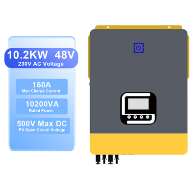 좋은 가격 10.2kW 48V MPPT와 Wi-Fi를 갖춘 태양 전기 하이브리드 인버터 온라인으로