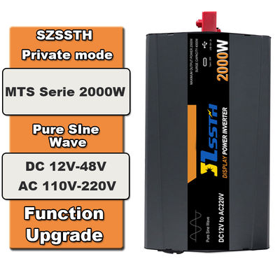 좋은 가격 2000W 순수 정현파 태양광 인버터 12V/24V to 110V/220V 온라인으로