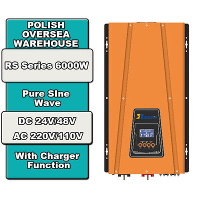 새로운 RS 시리즈 토로이드 인버터 12V 24V 48V 6000W 순수한 시노 웨브 인버터 충전기