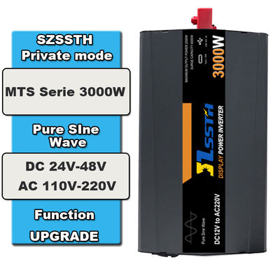 오프 그리드 순수 시노파 전원 인버터 3KW 사용자 정의 소켓 50Hz 60Hz