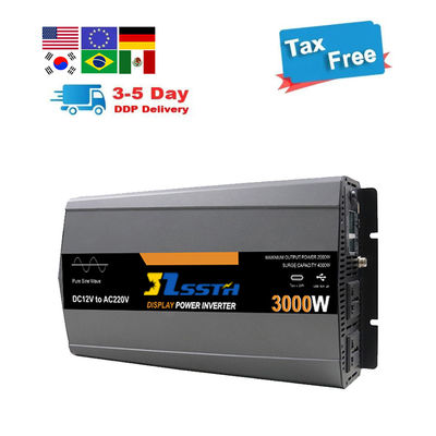 좋은 가격 순수 시노스 파드 오프 그리드 전력 인버터 DC 12V 24V ~ AC 220V 230V 3000W 사용자 정의 온라인으로