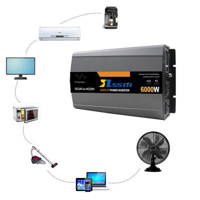 5000W 6000W 순수 시노파 전원 인버터 DC 12V 24V 48V AC 110V 220V 230V