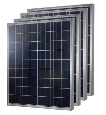100w 200w 폴리 셀 알루미늄 유리 태양 전지