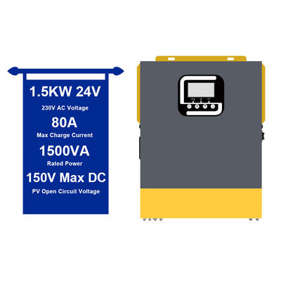 24V 1.5 Kw 태양 가정 시스템 50Hz/60Hz를 위한 순수한 시노파 인버터