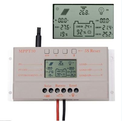 좋은 가격 12V/24V 30Amp MPPT 태양 전지 제어기 380w 태양 시스템 제어 온라인으로