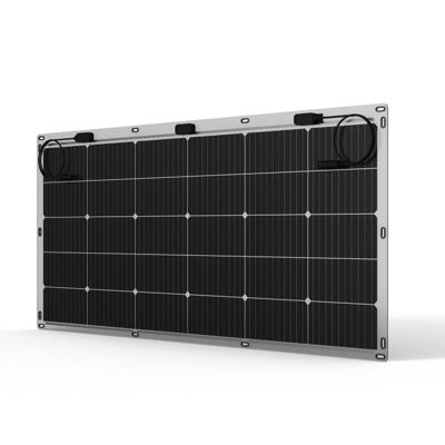 강력한 모노 유연 얇은 필름 태양 전지 패널 100Watt 156.75mmx156.75mm