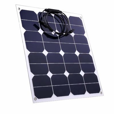 50W ETFE 유연 태양 전지 패널 12V 모노 방수 태양 에너지 시스템