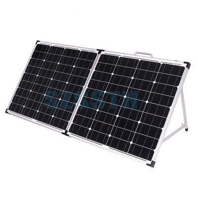 5.56A 유리 접이식 태양 전지 패널 250W 300W 휴대용 단결성 태양 전지 패널