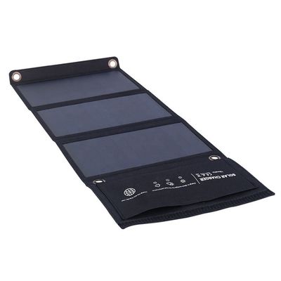 휴대용 21W 폴더블 태양 전지 패널 충전기 휴대 전화용 DC USB 출력 670*270*20mm