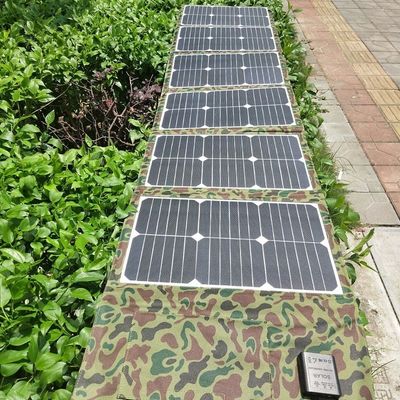 좋은 가격 휴대용 폴더블 태양 전지 패널 120w 100w 폴더블 태양 전지 패널 야외 하이킹 온라인으로