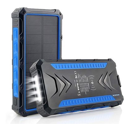 좋은 가격 빠른 충전 무선 태양 전지 배터리 은행 30000mAh 높은 용량 온라인으로