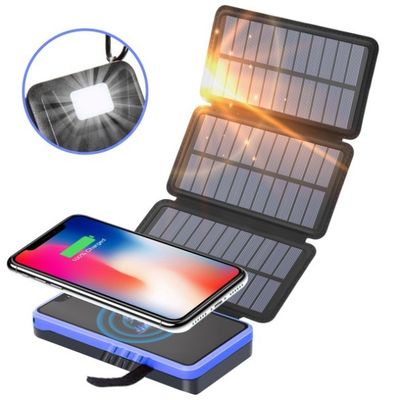 좋은 가격 높은 용량 50000mAh 태양광 발전 은행 LED 조명으로 접히는 태양광 발전 은행 온라인으로