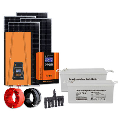 좋은 가격 OEM ODM 3Kw 태양광 시스템 키트 배터리 저장소 및 단일 결정적 실리콘 패널 온라인으로