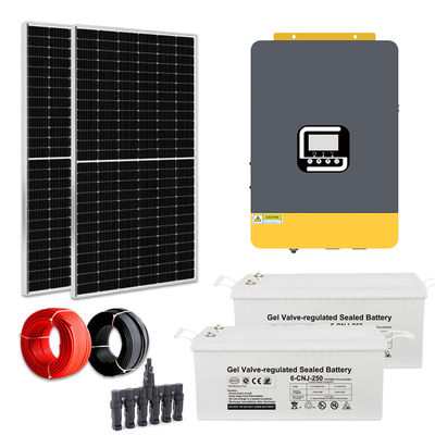 좋은 가격 2kw 홈 온 오프 그리드 태양 에너지 시스템 120V/220V/230V/240V 조절 전압 온라인으로