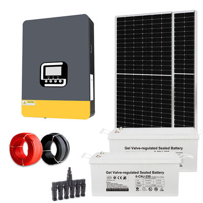 좋은 가격 5KW 오프 그리드 홈 하이브리드 태양광 에너지 시스템 5000W 태양광 패널 키트 온라인으로
