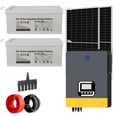 좋은 가격 10KW 태양 에너지 시스템 하이브리드 가정용 태양 시스템 GEL 배터리와 순수 시노파 온라인으로