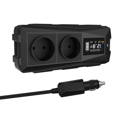 좋은 가격 소형 12V ~ 110V 220V 자동차 전력 인버터 C 타입 USB 등급 전력 300W 수정 된 사이스 웨이브 온라인으로