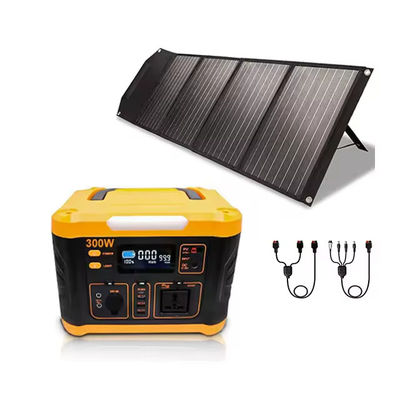 휴대용 300W 백업 배터리 은행 태양광 발전소 미니 발전소