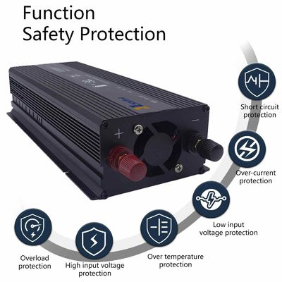1200W 휴대용 전원 인버터 캠핑 비상사태용으로 12V/24V DC에서 110V/220V AC