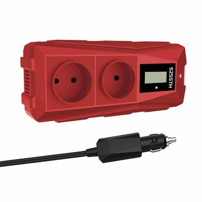 좋은 가격 300W 12V 순수 정현파 차량용 전원 인버터 듀얼 AC 콘센트 2 USB 포트 (노트북/기기용) 167*87*44mm USB A 타입 C 5V/3A 온라인으로