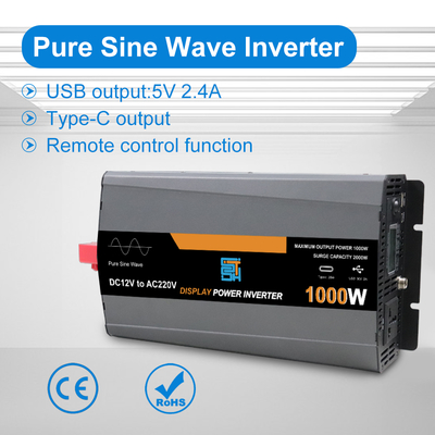 좋은 가격 1000W 순수 시노파 전원 인버터 12V/24V ~ 220V AC 온라인으로