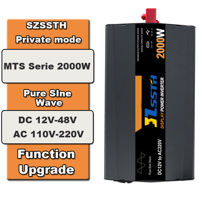 2000W 순수 정현파 태양광 인버터 12V/24V to 110V/220V