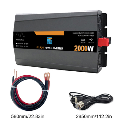 EU 플러그 3KW 24V 220V 순수한 시노파 전력 인버터