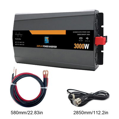 3KW 순수 시노파 전력 인버터 12V/24V ~ 220V 6000W 피크