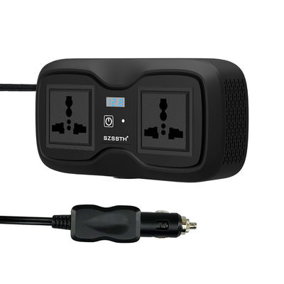 좋은 가격 200W GaN 차량용 전원 인버터 & 100W PD 고속 충전기 | 12V to 110V/220V 수정 사인파 AC + 듀얼 USB-A/C 온라인으로